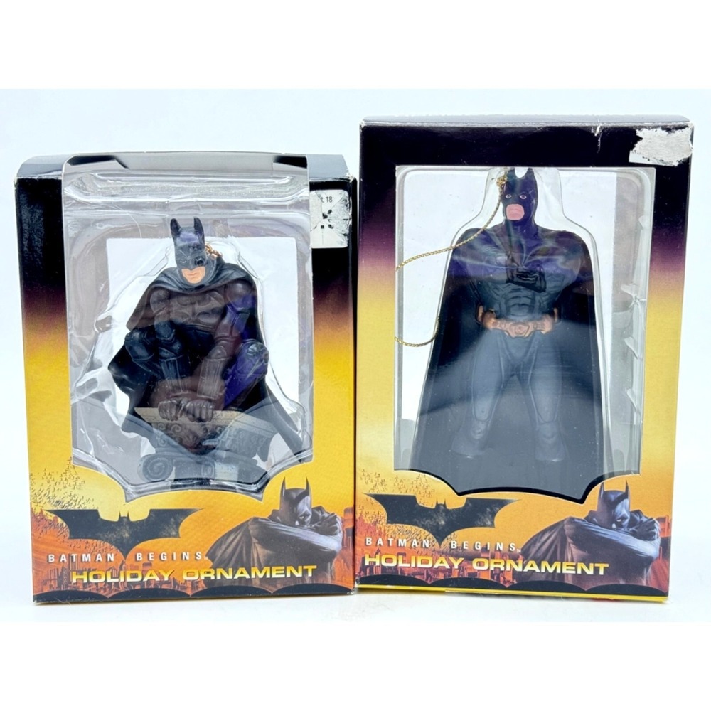 Batman Begins Holiday Ornament Set Of 2